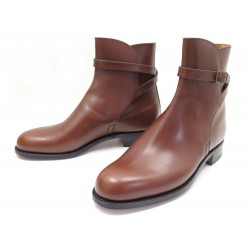 NEUF CHAUSSURES JM WESTON JODHPUR 794 BOTTINES 7.5D 41.5 MIXTE CUIR BOOTS 955€