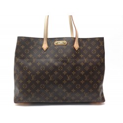 NEUF SAC A MAIN LOUIS VUITTON WILSHIRE GM MONOGRAM EN TOILE MARRON HANDBAG 1300€