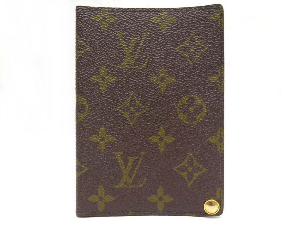 Louis Vuitton Couverture Carnet De Note Black Canvas Wallet (Pre-Owned