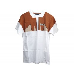 NEUF TSHIRT LOUIS VUITTON CROISIERE TAILLE 48 M EN COTON BLANC ET MARRON 490€