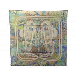 NEUF FOULARD HERMES BRIDES DE GALA EN FINESSE MANLIK EN SOIE CARRE SCARF 370€