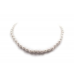 NEUF COLLIER CHANEL RAS DU COU 2018 EN PERLES NACREES PEARLS NECKLACE NEW 590€