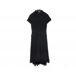 ROBE YVES SAINT LAURENT LAINE NOIR 