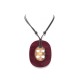 NEUF COLLIER HERMES PENDENTIF LIFT GM H044536FL EN CORNE DE BUFFLE ET LAQUE 275€