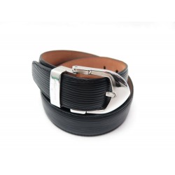 NEUF CEINTURE LOUIS VUITTON T 90 EN CUIR EPI NOIR NEW BLACK LEATHER BELT 410€