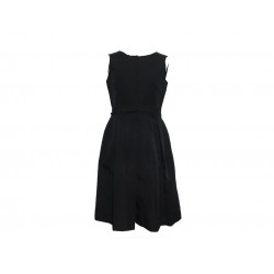 ROBE DOLCE & GABBANA TAILLE 46 IT 42 FR COTON NOIR SANS MANCHE BLACK DRESS 1750€