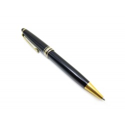 STYLO BILLE MONTBLANC MEISTERSTUCK CLASSIQUE DORE RESINE NOIR BALLPOINT PEN 355€