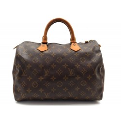 SAC A MAIN LOUIS VUITTON SPEEDY 30 M41108 TOILE MONOGRAM LV HANDBAG PURSE 800€