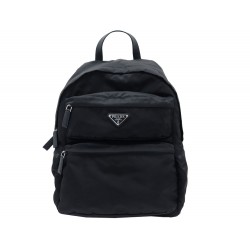 NEUF SAC A DOS PRADA 2VZ025 EN NYLON NOIR POCHON BLACK CANVAS BACKPACK BAG 1200 