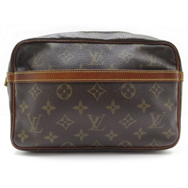 VINTAGE SAC A MAIN LOUIS VUITTON COMPIEGNE 23 POCHETTE TOILE MONOGRAM BAG 700