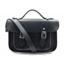 NEUF SAC A MAIN THE CAMBRIDGE SATCHEL COMPANY BANDOULIERE CUIR NOIR HANDBAG 155€