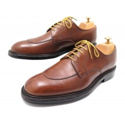 CHAUSSURES CHURCH'S CARNE DERBY DEMI CHASSE 10F 44 EN CUIR GRAINE SHOES 510€