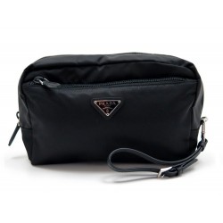 NEUF SAC POCHETTE PRADA TROUSSE MAQUILLAGE A MAIN COSMETIC POUCH CLUTCH 290€