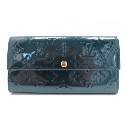 NEUF PORTEFEUILLE LOUIS VUITTON SARAH CUIR VERNIS MONOGRAM EMPREINTE WALLET 595€