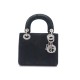 NEUF SAC A MAIN LADY DIOR MINI MA 0943 TOILE NOIR ATTRIBUTS STRASS PURSE 2100