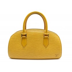 SAC A MAIN LOUIS VUITTON JASMIN EN CUIR EPI JAUNE YELLOW LEATHER HAND BAG 1350€