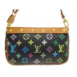 POCHETTE LOUIS VUITTON MURAKAMI TOILE MONOGRAM NOIR 