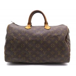 VINTAGE SAC A MAIN LOUIS VUITTON SPEEDY 35 EN TOILE MONOGRAM MARRON HANDBAG 815€