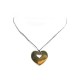 PENDENTIF COEUR OR JAUNE