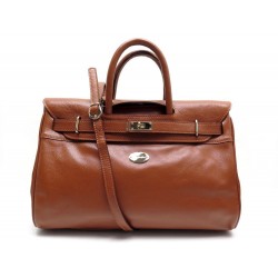 NEUF SAC A MAIN MAC DOUGLAS PYLA BUNI S BUFFLE BANDOULIERE CUIR MARRON BAG 389€