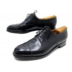 CHAUSSURES JM WESTON 500 T8.5E 42.5 DERBYS EN CUIR NOIR BLACK LEATHER SHOES 830