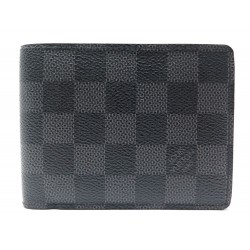 PORTEFEUILLE LOUIS VUITTON MULTIPLE DAMIER GRAPHITE 