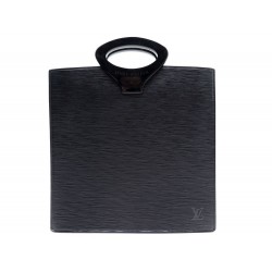  SAC A MAIN LOUIS VUITTON CABAS PLAT CUIR EPI NOIR 