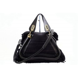 NEUF SAC A MAIN CHLOE PARATY MEDIUM FRANGES 8HS891-H17 BANDOULIERE HANDBAG 2800€