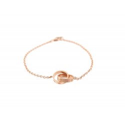 NEUF BRACELET CARTIER LOVE B6027000 CHAINE EN OR ROSE 18K T 17 PINK GOLD 1570€