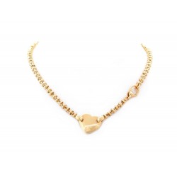 COLLIER POMELLATO COEUR BOMBE EN OR JAUNE 18K 54.4GR YELLOW GOLD NECKLACE HEART