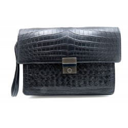 NEUF SACOCHE BOTTEGA VENETA EN CUIR CROCODILE + DUSTBAG 