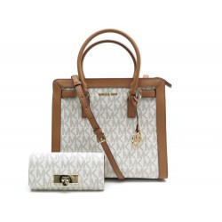 NEUF SAC A MAIN MICHAEL KORS DILLON 35T7GAIS3B + PORTEFEUILLE CUIR MONOGRAM 735€