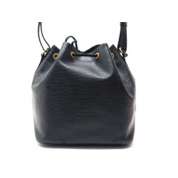 SAC A MAIN LOUIS VUITTON NOE PM EN CUIR EPI NOIR BLACK LEATHER HAND BAG 1410