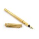 STYLO PLUME MUST DE CARTIER TRINITY 3 ORS PLAQUE OR CARTOUCHES FOUNTAIN PEN 700