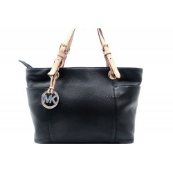  SAC A MAIN MICHAEL KORS JET SET CUIR NOIR 