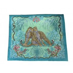 NEUF DRAP DE PLAGE HERMES JUNGLE LOVE XL TWIN 180 X 150CM SERVIETTE TOWEL 910€