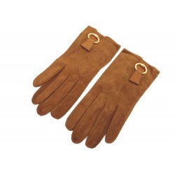 GANTS HERMES DAIM MARRON