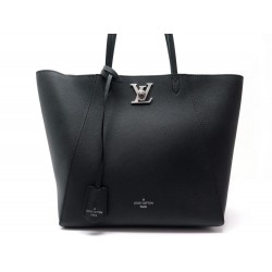 NEUF SAC A MAIN LOUIS VUITTON LOCKEME CUIR NOIR 