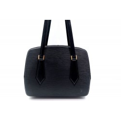 SAC A MAIN LOUIS VUITTON VOLTAIRE CUIR EPI NOIR BLACK HAND BAG PURSE 1550