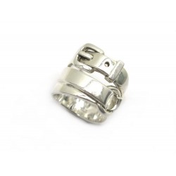 BAGUE HERMES DEBRIDEE GM T 52 EN ARGENT MASSIF 925 12GR + BOITE SILVER RING 780€