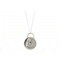 COLLIER PENDENTIF TIFFANY & CO LOCK ARGENT 