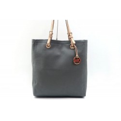 NEUF SAC A MAIN MICHAEL KORS JET SET CUIR GRIS 