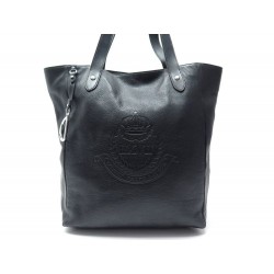 SAC A MAIN RALPH LAUREN CABAS CUIR NOIR 