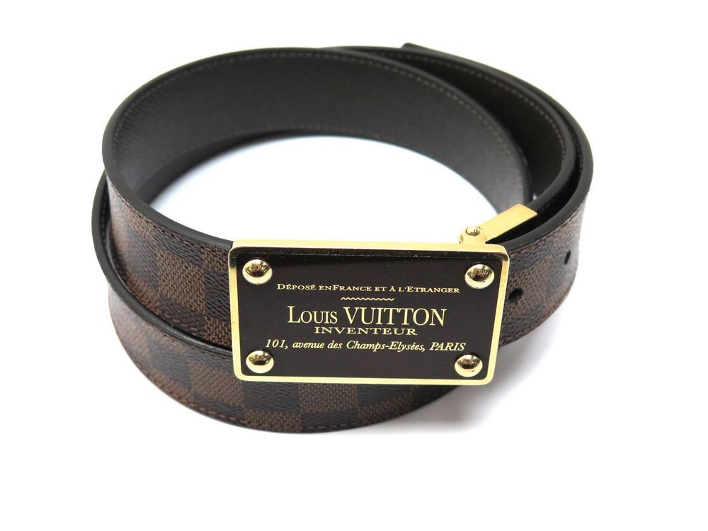 Thắt lưng Louis Vuitton Inventeur Damier Ebene Size 90  TTA1845  Tony Tú  Authentic