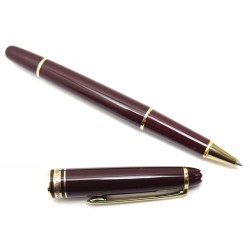 NEUF VINTAGE STYLO ROLLER MONTBLANC MEISTERSTUCK CLASSIQUE RESINE BORDEAUX 405€