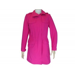 NEUF IMPERMEABLE LORO PIANA 40 IT 36 FR S FUSHIA BLOUSON CACHEMIRE JACKET 2400€