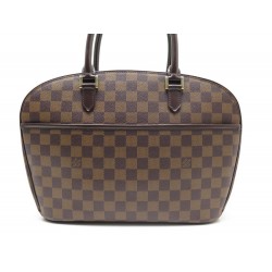 SAC A MAIN LOUIS VUITTON 29 CM EN TOILE DAMIER MARRON BROWN CANVAS HANDBAG 1400