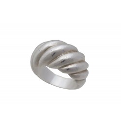 VINTAGE BAGUE HERMES TORSADE GM 52 EN ARGENT MASSIF 925 13.5 GR SILVER RING 590€