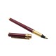 NEUF VINTAGE STYLO FEUTRE FIN CARTIER TRINITY ANNEAUX 3 ORS RESINE ROUGE TIP PEN