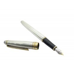 STYLO PLUME MONTBLANC MEISTERSTUCK SOLITAIRE MOZART EN ARGENT FOUNTAIN PEN 1340€